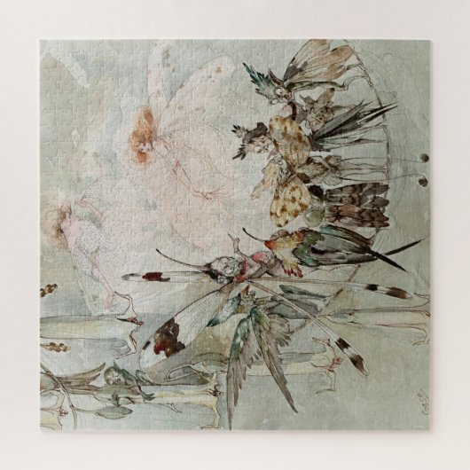 “Exotics at Play” by A Duncan Carse ジグソーパズル (縦)