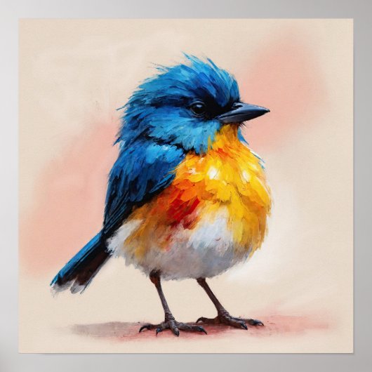 Exotischer Vogel: Kunstwerk für Naturfreunde. ポスター (正面)