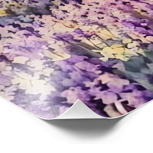 Expansive Lavender Field  フォトプリント (角)