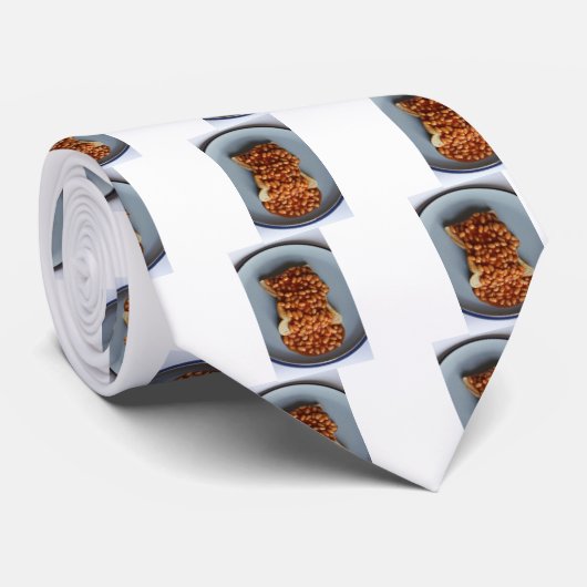 Expatイギリスのためのトーストの食糧冗談のギフトのイギリスの豆 ネクタイ (ロール)