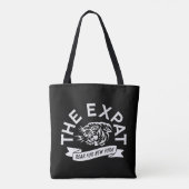 Expat Roar for New York (Black) トートバッグ (裏面)