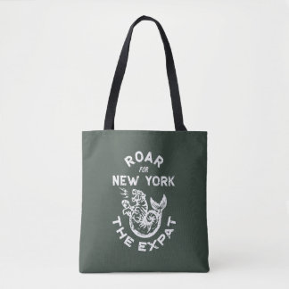 Expat Roar for New York (Green) トートバッグ