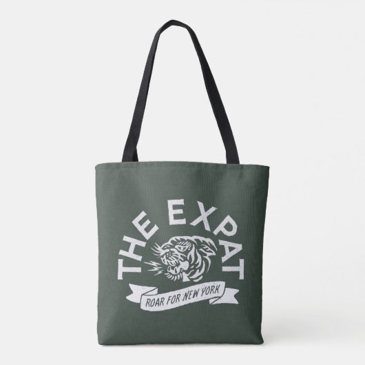 Expat Roar for New York (Green) トートバッグ (裏面)