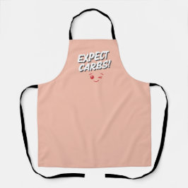 Expect Carbs! Funny Apron エプロン