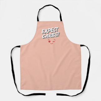 Expect Carbs! Funny Apron エプロン