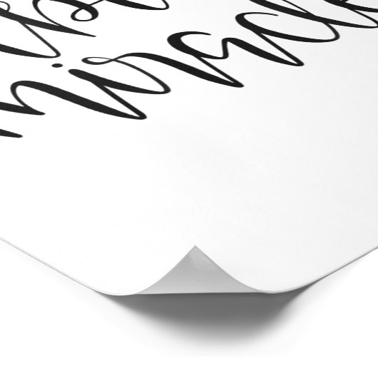 Expect Miracles Insrational Motivational Quote  ポスター (角)