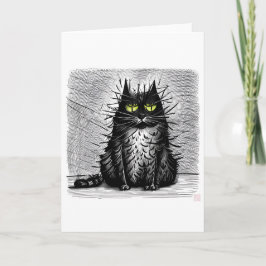 Expectant Cat Greeting Card シーズンカード