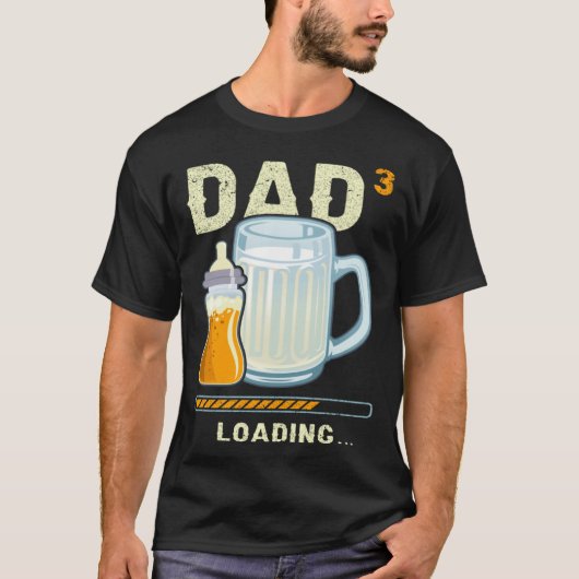 Expectant Dad Dad to be Future Dad 3rd child 2 Tシャツ (正面)