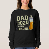 Expectant dad Future Dad Dad to be Dad 2024 loadin スウェットシャツ (正面)