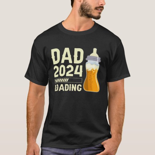 Expectant dad Future Dad Dad to be Dad 2024 loadin Tシャツ (正面)