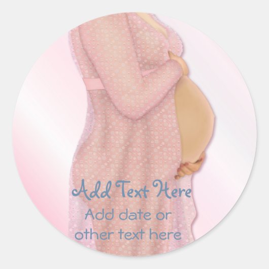 Expectant Dreamsステッカー ラウンドシール (正面)