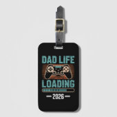 Expectant Father Dad Life Loading 2026 ラゲッジタグ (正面縦)
