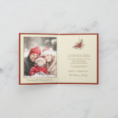 Expectant Mother Mary Magnificat Scripture シーズンカード (内部)