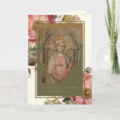 Expectant Mother Pregnancy Religious Mothers Day カード (正面)