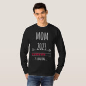 expectant mum 2023 pregnancy loading tシャツ (正面フル)