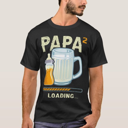 Expectant Papa papa to be future papa 2nd Grandchi Tシャツ (正面)