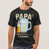 Expectant Papa papa to be future papa 2nd Grandchi Tシャツ (正面)