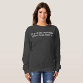 Expectations Women's Basic Sweatshirt スウェットシャツ (正面フル)