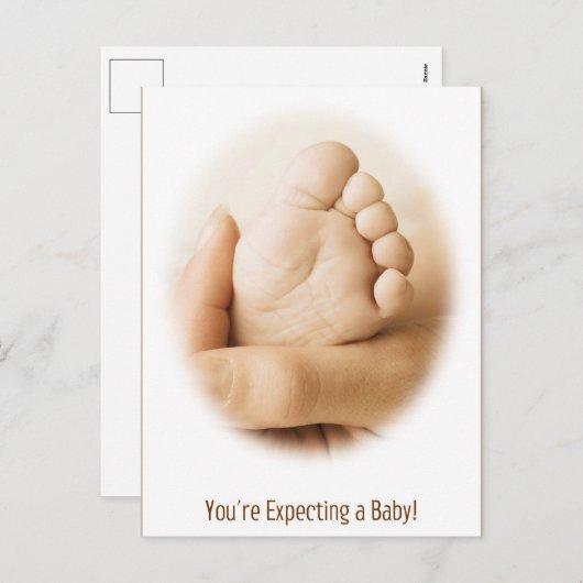 Expecting a Baby Card シーズンポストカード (正面/裏面)