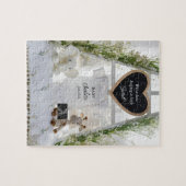 Expecting baby Floral Pregnancy Announcement  ジグソーパズル (横)