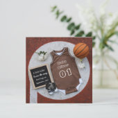 Expecting Baby Sports Pregnancy announcement card  案内状 (スタンド正面)