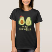 Expecting Dad Pregnant Keto Avocado Tシャツ (正面)
