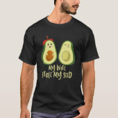 Expecting Dad Pregnant Keto Avocado Tシャツ (正面)