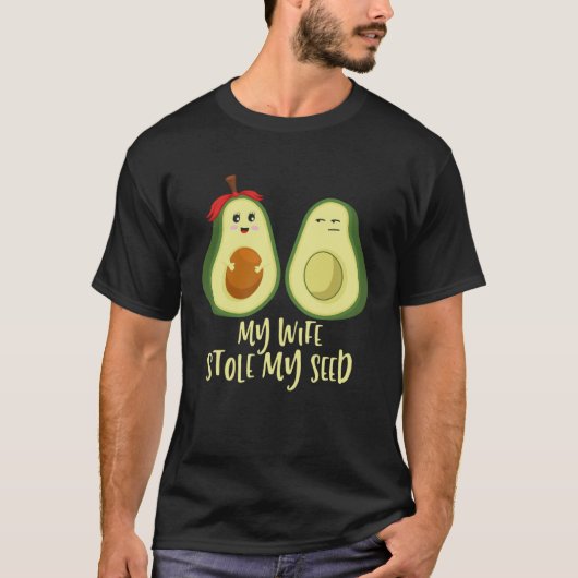 Expecting Dad Pregnant Keto Avocado Tシャツ (正面)