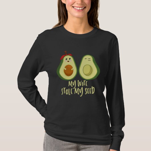 Expecting Dad Pregnant Keto Avocado Tシャツ (正面)