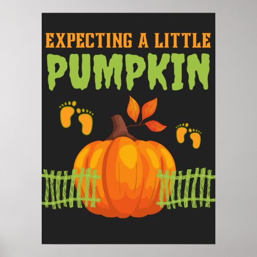 Expecting Little Pumpkin Awesome Pregnant  ポスター (正面)