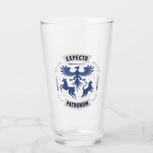 Expecto Patronum Vintage Silhouette Graphic タンブラーグラス (正面)