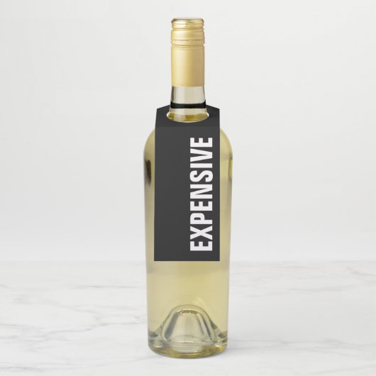 EXPENSIVE on Black ボトルネックタグ (ボトル)