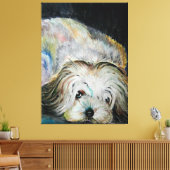 Expensive Pet Dog Canvas Print 絵画 -'s キャンバスプリント (インサイチュ (リビング))