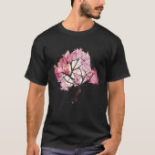 Experience the Magic of Cherry Blossoms Tree Geome Tシャツ (正面)