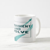 Experiment And Evolve オプション2 コーヒーマグカップ (正面右)