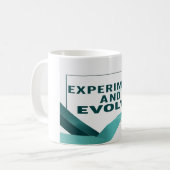 Experiment And Evolve オプション2 コーヒーマグカップ (正面左)