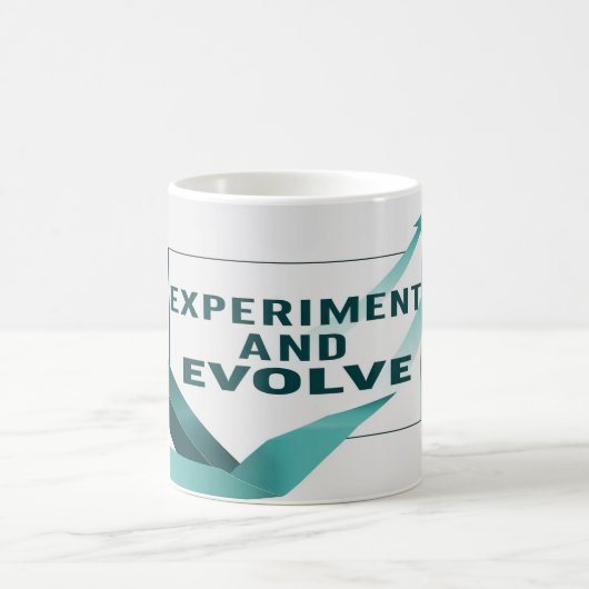 Experiment And Evolve オプション2 コーヒーマグカップ (中央)