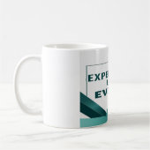 Experiment And Evolve オプション2 コーヒーマグカップ (左)