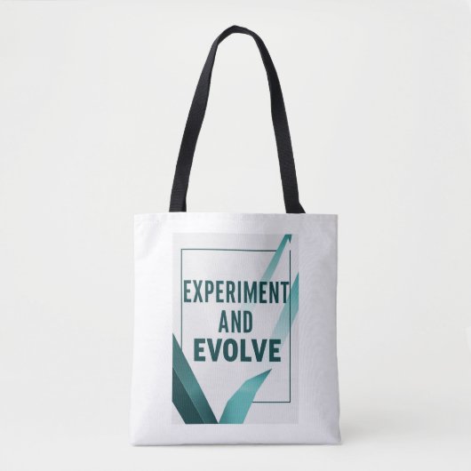 Experiment And Evolve オプション2 トートバッグ (正面)