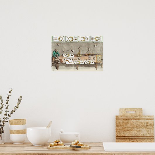 Experiment on frogs ポスター (キッチン)