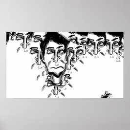 Experimental cartoon art ポスター