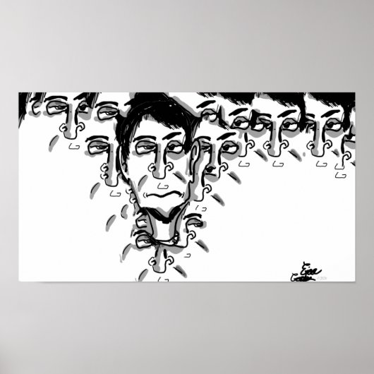 Experimental cartoon art ポスター (正面)