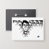 Experimental cartoon art 缶バッジ (正面/裏面)