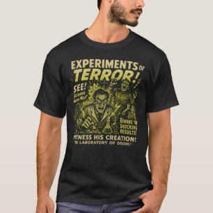 Experiments Of Terror Lab Movie Poster Halloween Tシャツ