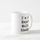 Expert 数々の-Slacker Mug – 白 コーヒーマグカップ (正面右)