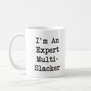 Expert 数々の-Slacker Mug – 白 コーヒーマグカップ