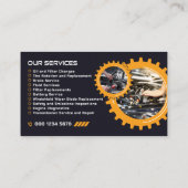 Expert Auto Repair, Car Service, Mechanic & Garage 名刺 (裏面)