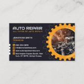 Expert Auto Repair, Car Service, Mechanic & Garage 名刺 (正面)