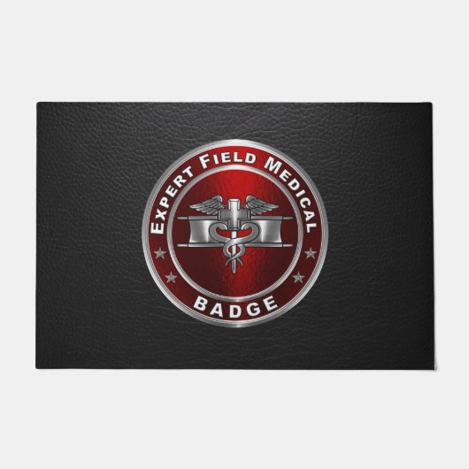 Expert Field Medical Badge(EMB;エキスパートフィールドメディカルバッジ ドアマット (正面)