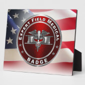 Expert Field Medical Badge（EMB；エキスパートフィールドメディカルバッジ フォトプラーク (側面)